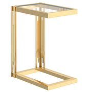 Estrel Small Accent Table in Gold
