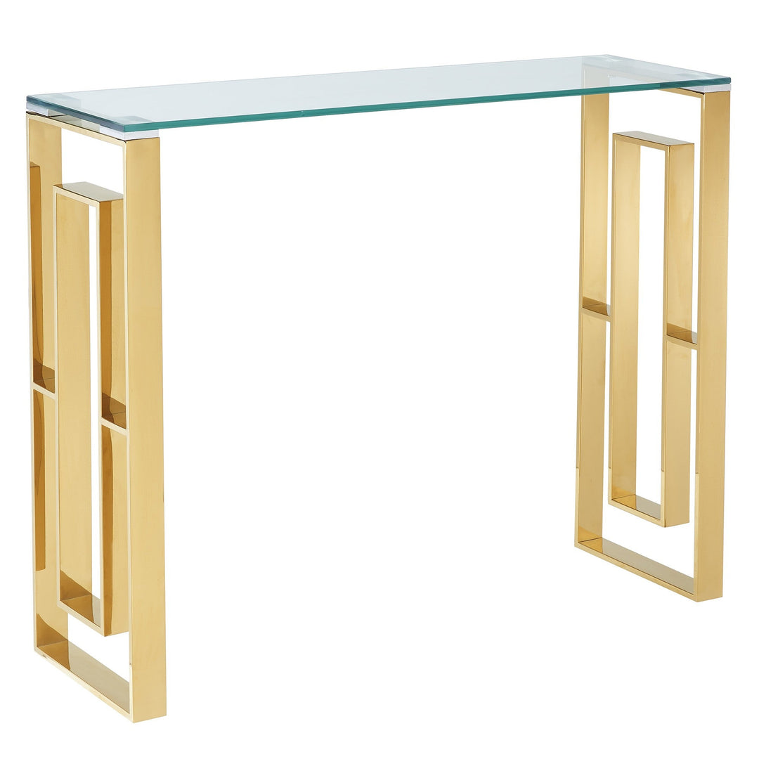 Eros Console Table in Gold