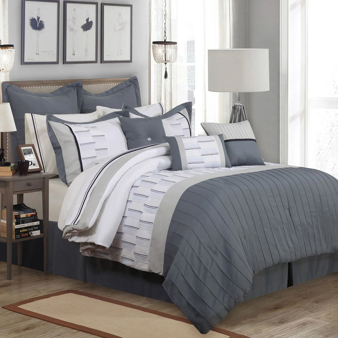 CASCADE  7PC  COMFORTER SET