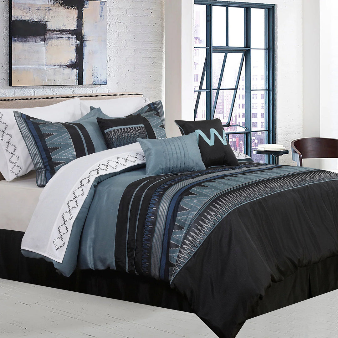 VANGUARD  7PC  COMFORTER SET