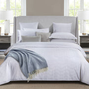 Hex White Duvet Cover Set – 100% Combed Cotton, Soft & Durable