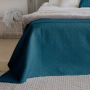 DIAMOND OCEAN COTTON COVERLET SET