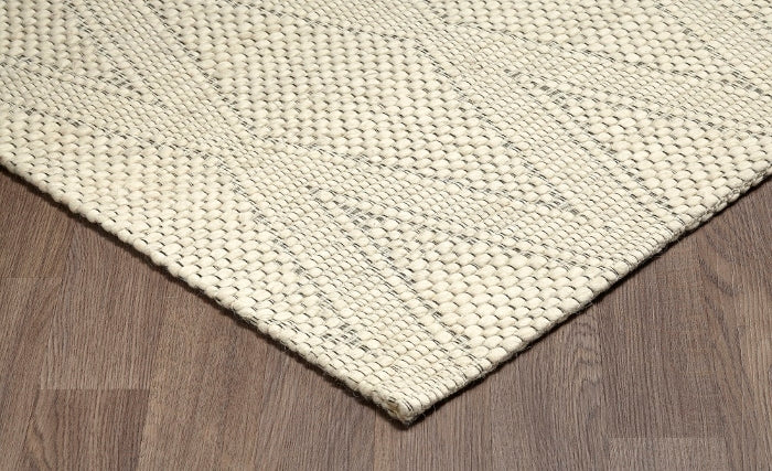 Chinook Handmade Wool Ivory Large Diamond Rug CHIN-IZN07ILD