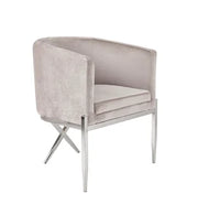 ANTON CHAIR GREY VELVET