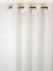 AREZZO GR SHEER 53X96 WHITE