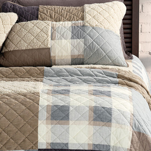 Alpine Patchwork Quilt – 100% Cotton Shell