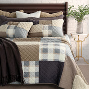 Alpine Patchwork Quilt – 100% Cotton Shell