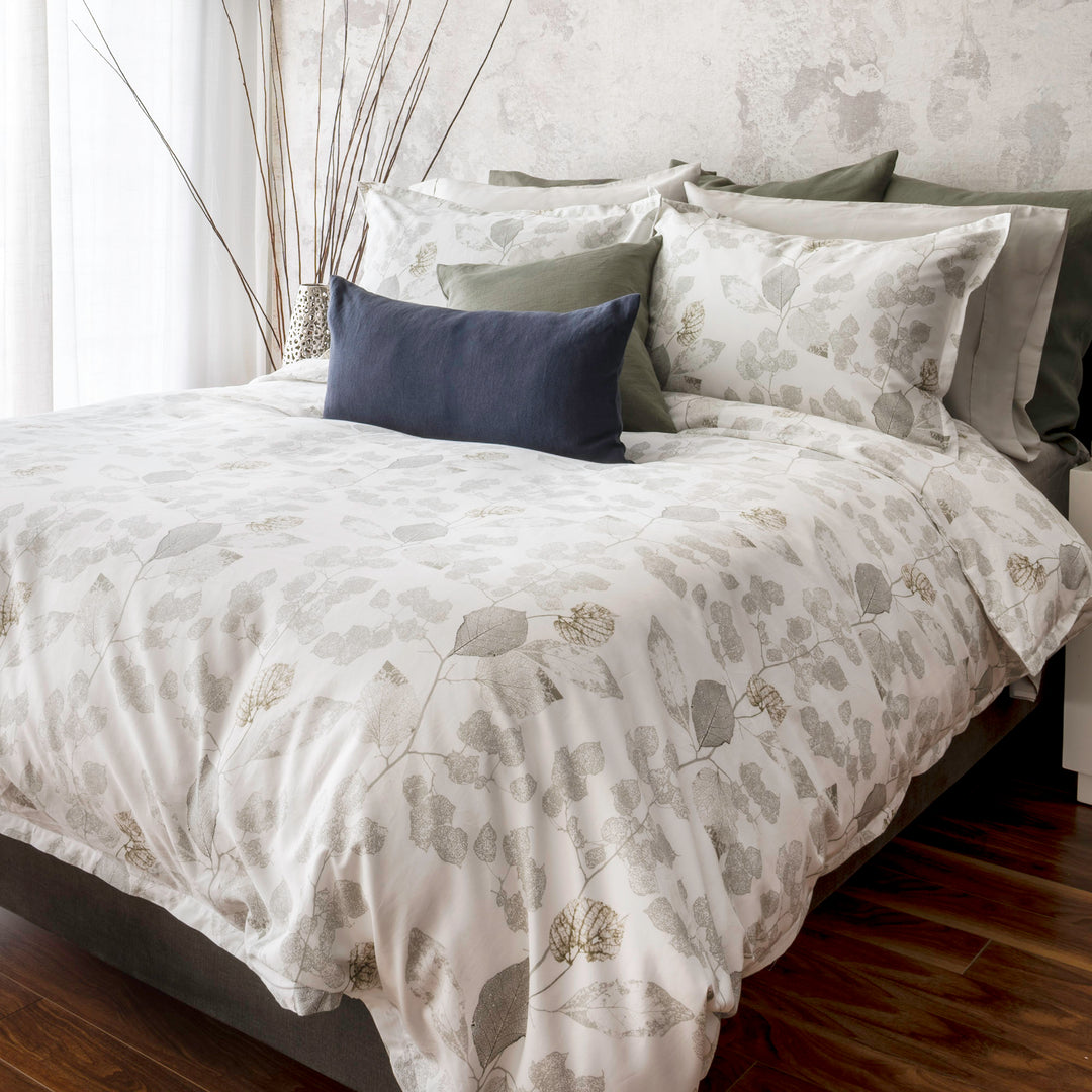 Aspen | Printed Sateen Duvet Cover – 100% Long-Staple Cotton | St Genève