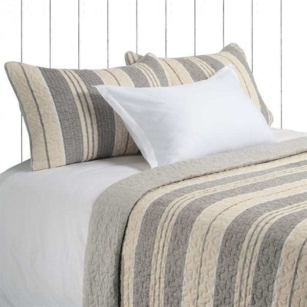 Boddy striped quilt set