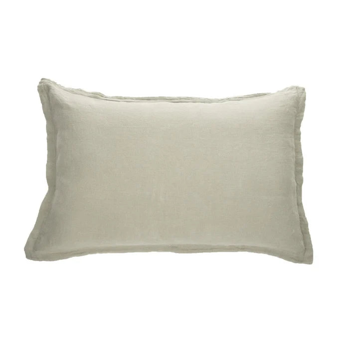 Lin Sage Green Linen Pillow Sham by Brunelli"