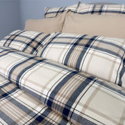 Clavin Flannel Flannel duvet cover and sheets