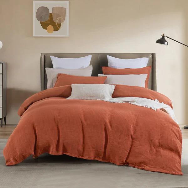 Crinkle Duvet Cover Set