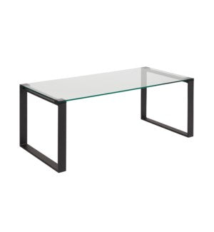 DAVID Coffee Table GY-CT-10913BLK S Matt black powder coated