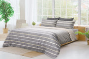 Dusk Duvet Cover Set angled view — soft 100% cotton