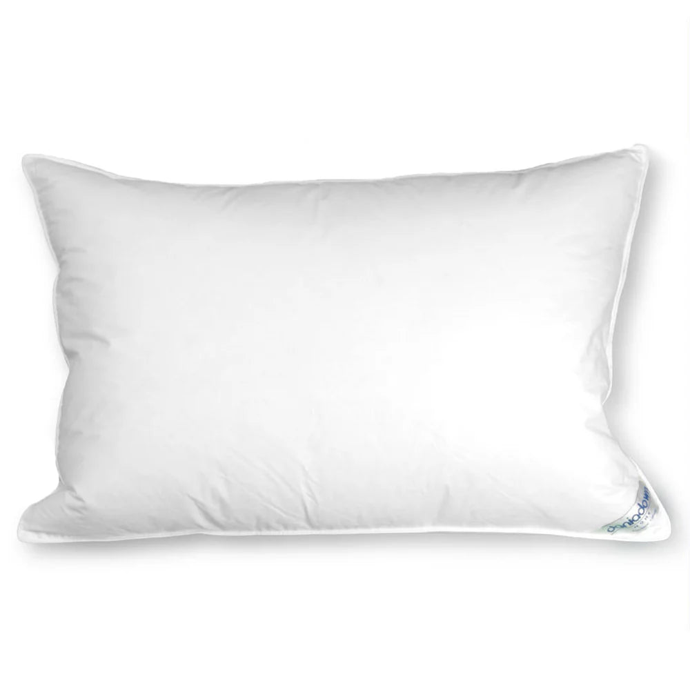 Deluxe Pillow – 50% Down / 50% Feather Blend, 260 Thread Count Cotton Shell