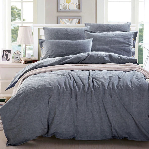 DENIM CHAMBRAY COVER SET