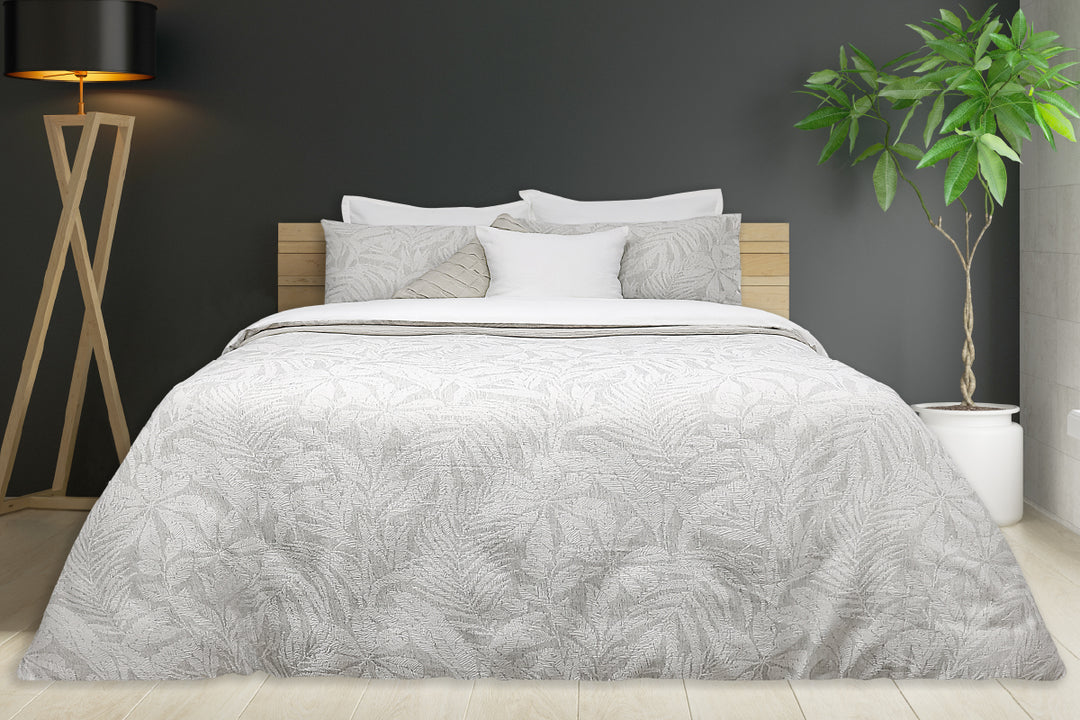 Emeria Duvet Cover Set 100% cotton yarn dye Jacquard