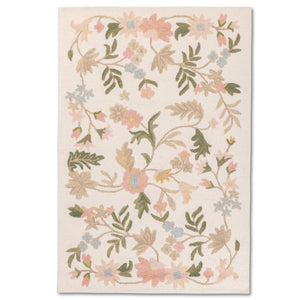 Frieda Handmade Wool Area Rug - 80% Wool 20% Cotton - Eco-Friendly