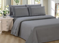 Bamboo Solid 3 Pieces Duvet Cover Set Get an EXTRA 20% OFF