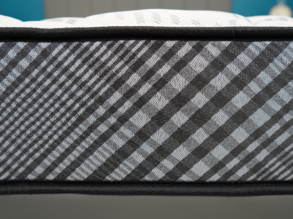 Hard Foam Mattress 8 inch - side profile showing foam layers and quilted top