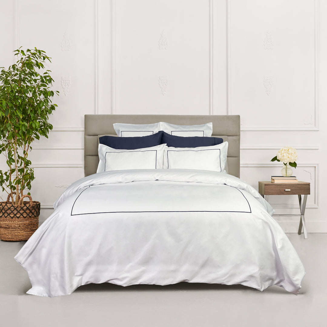 Hotel White Collection Duvet Cover & Sheets – Premium 100% Long-Stapled Cotton #382