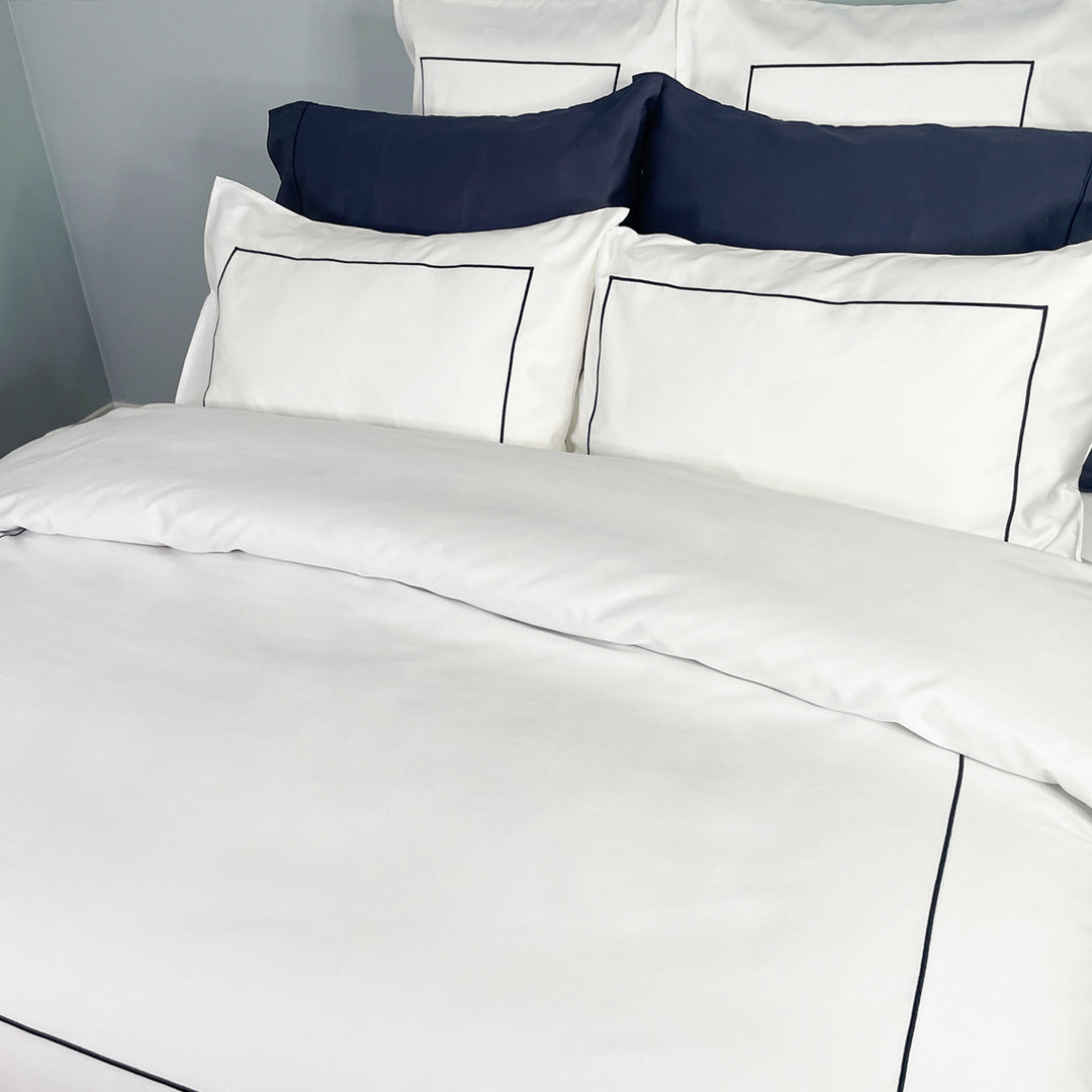 Hotel White Collection Duvet Cover & Sheets – Premium 100% Long-Stapled Cotton #382