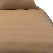 LIN BROWN LINEN DUVET COVER