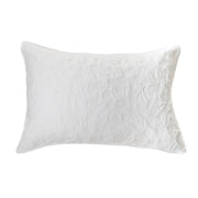 Liana White Stitched Quilt – 100% Cotton