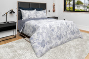 Lara Duvet Cover Set angled view — soft 100% cotton
