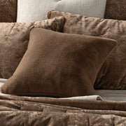 Lounge Solid Taupe Velvet Quilt – 100% Polyester Velvet