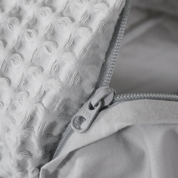 Luna Duvet Cover Set – 100% Cotton Waffle