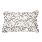 Maison Grey & White Floral Quilt – 100% Cotton Exterior