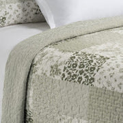 Matcha Modern Country Style Quilt – 100% Cotton Exterior