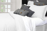 Morgan Linen duvet cover set ANTIQUE WHITE