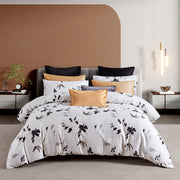 Maki Duvet Cover Set – 300 Thread Count, 100% Combed Cotton Sateen