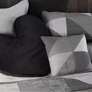 MATIS GREY AND CHARCOAL QUILT SET
