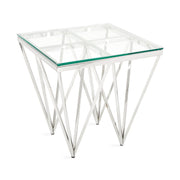 LUXOR End Table GY-ET-7745 Polished stainless steel