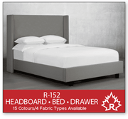 Rosemount Platform Bed R152 - Modern Low Profile Bed Frame