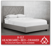 Rosemount Platform Bed R157 - Modern Low Profile Bed Frame