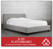 Rosemount Platform Bed R181 - Modern Low Profile Bed Frame