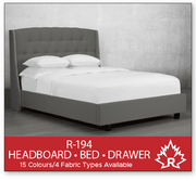 Rosemount Platform Bed R194 - Modern Low Profile Bed Frame