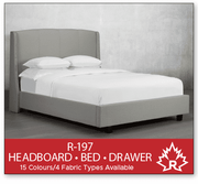 Rosemount Platform Bed R197 - Modern Bedroom Furniture