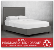 Rosemount Platform Bed R199 - Modern Low Profile Bed Frame