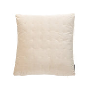 CREAM Brunelli Riad Velvet European Pillow in Cream - 25x25 inches, 100% polyester velvet cover with polyester filling