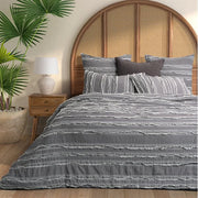 Relax Grey Duvet Cover Set – 100% Cotton