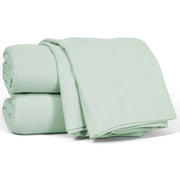 COTTON FLANNEL SHEET SETS Made in Portugal DOUBLE AQUAMARINE