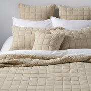 Sweet Natural Stitched Quilt – 100% Stone Washed Cotton Exterior