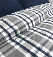 Simon Flannel Cotton Duvet Cover Set – Soft & Warm