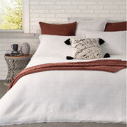 Suite Cream Duvet Cover Set – 100% Cotton, Quilted Jersey KING SHAM