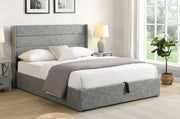T2160 Bed - No Box Spring Required grey